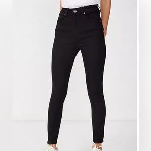 Cotton On NEW Black High Rise Skinny Jeans Sz 26